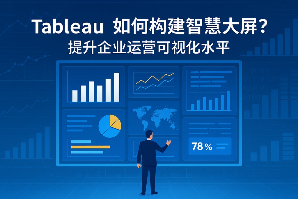 Tableau如何构建智慧大屏？提升企业运营可视化水平