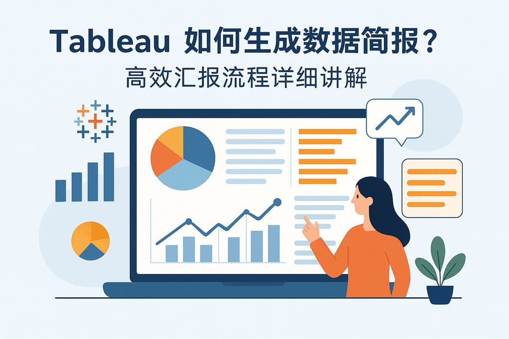 Tableau如何生成数据简报？高效汇报流程详细讲解