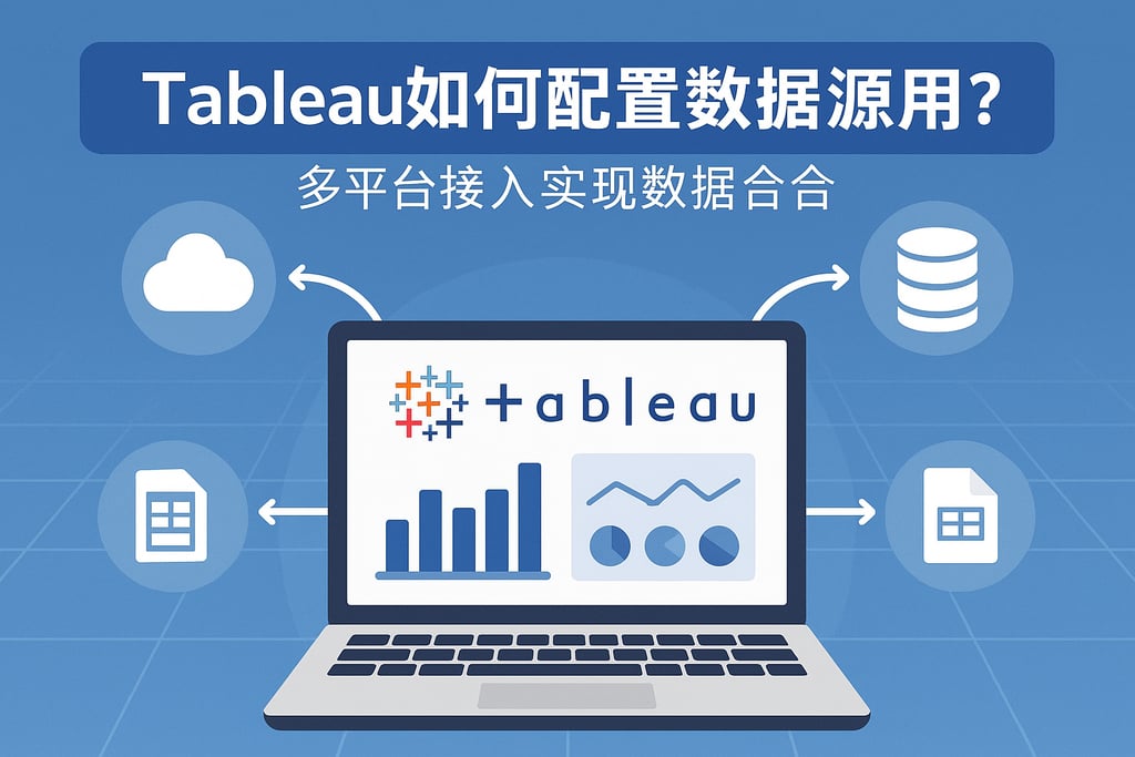 Tableau如何配置数据源？多平台接入实现数据整合