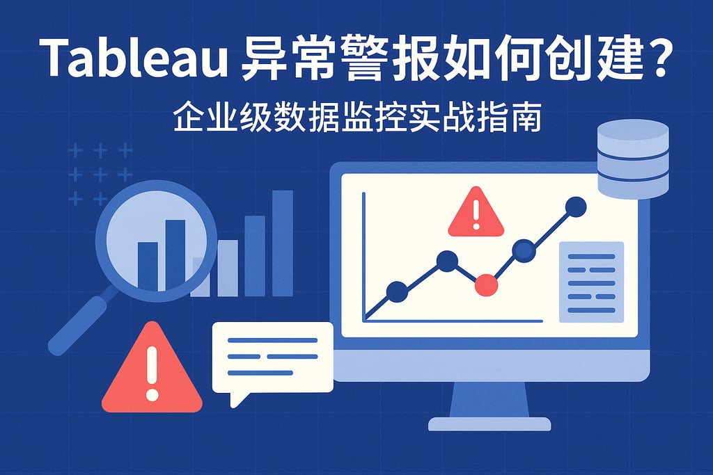 Tableau异常警报如何创建？企业级数据监控实战指南