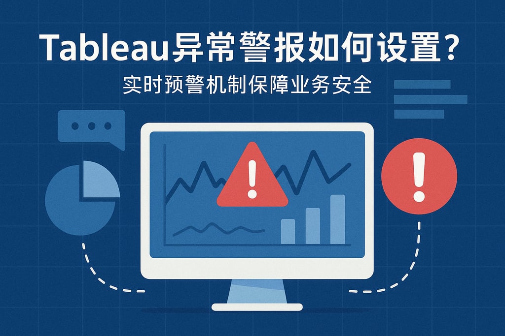 Tableau异常警报如何设置？实时预警机制保障业务安全