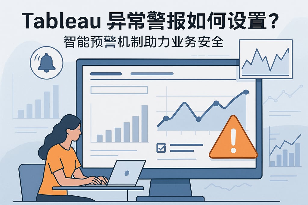 Tableau异常警报如何设置？智能预警机制助力业务安全