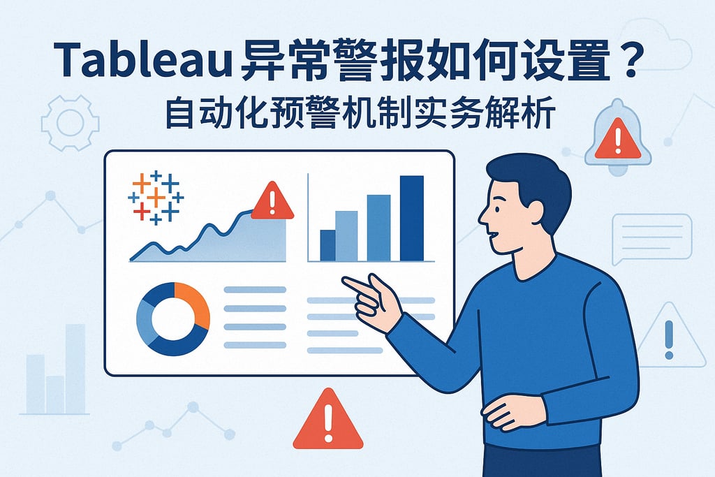 Tableau异常警报如何设置？自动化预警机制实务解析