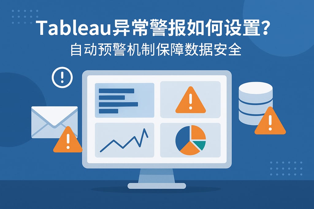 Tableau异常警报如何设置？自动预警机制保障数据安全