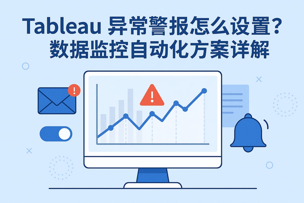 Tableau异常警报怎么设置？数据监控自动化方案详解