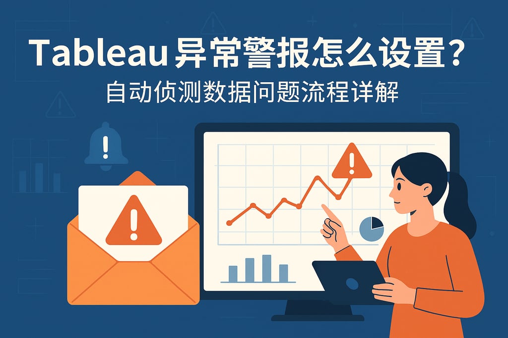 Tableau异常警报怎么设置？自动侦测数据问题流程详解
