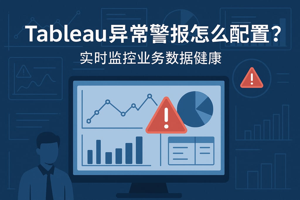 Tableau异常警报怎么配置？实时监控业务数据健康