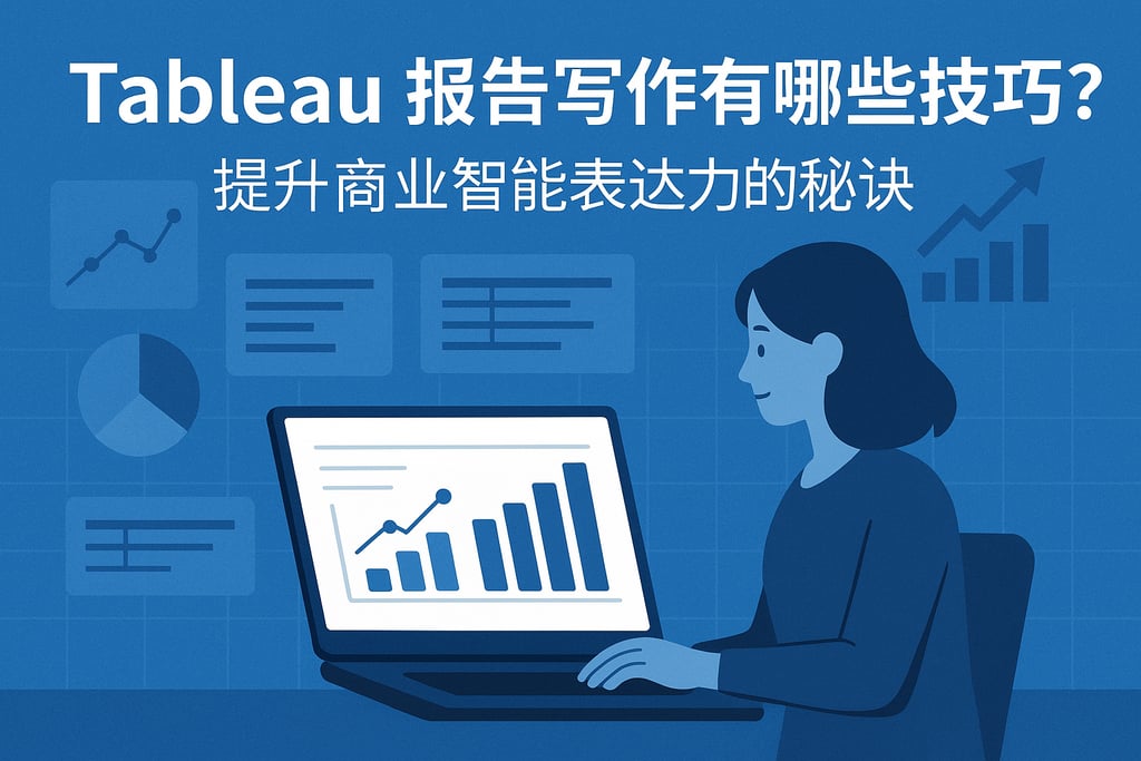 Tableau报告写作有哪些技巧？提升商业智能表达力的秘诀