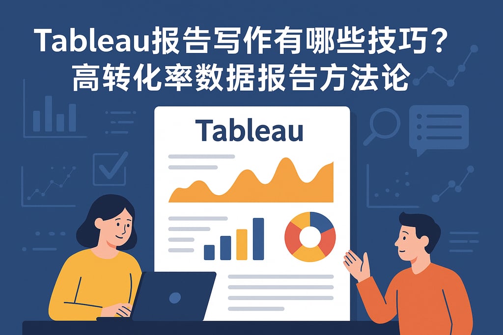 Tableau报告写作有哪些技巧？高转化率数据报告方法论