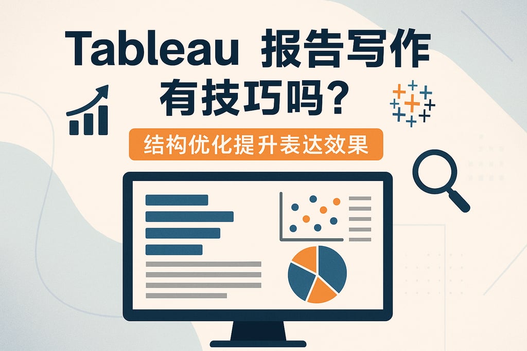 Tableau报告写作有技巧吗？结构优化提升表达效果
