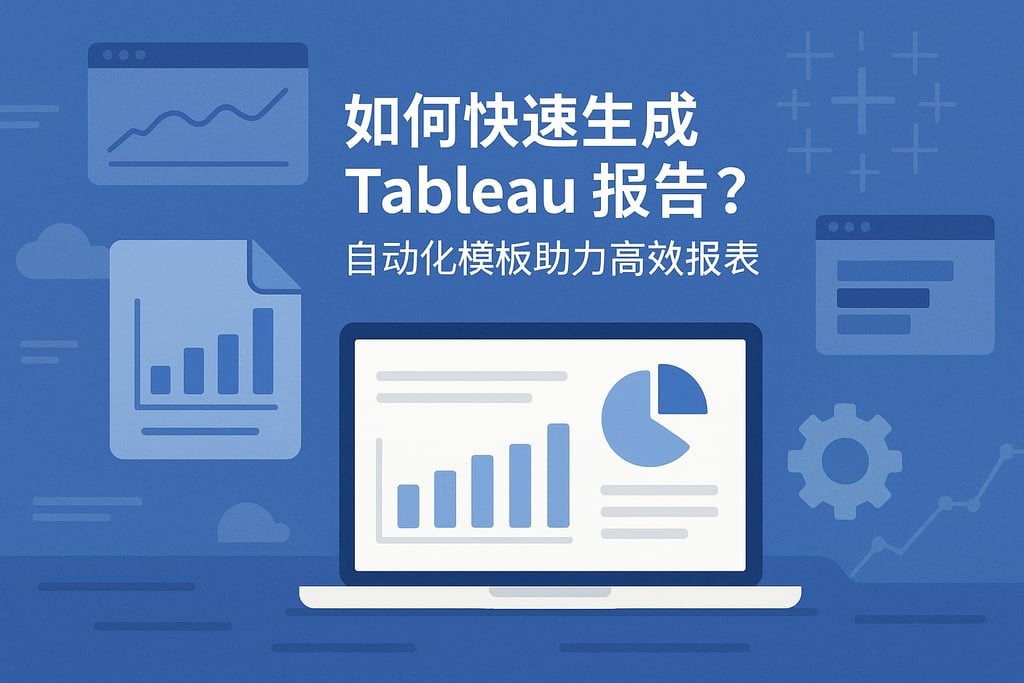 Tableau报告如何快速生成？自动化模板助力高效报表