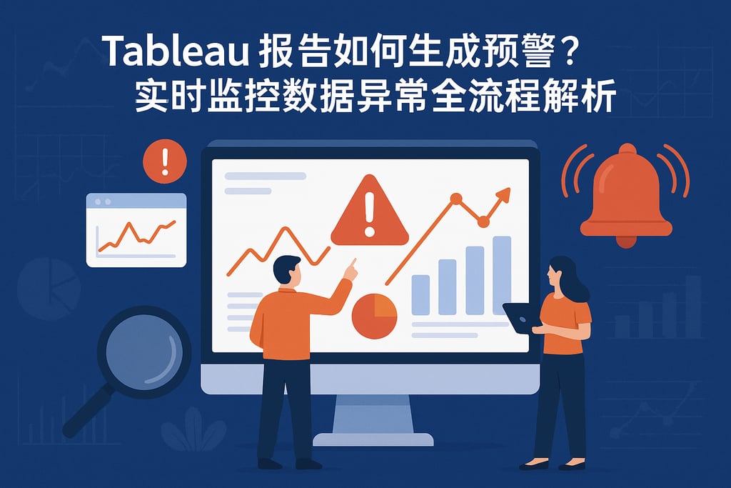 Tableau报告如何生成预警？实时监控数据异常全流程解析