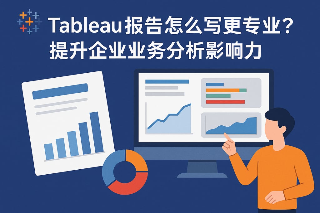 Tableau报告怎么写更专业？提升企业业务分析影响力