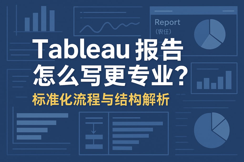 Tableau报告怎么写更专业？标准化流程与结构解析