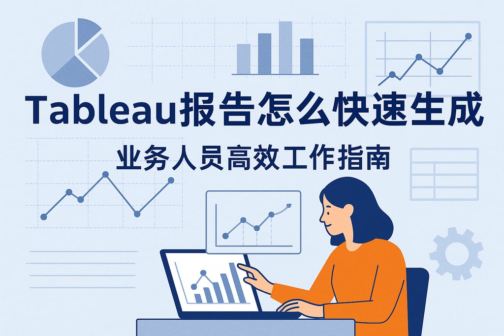 Tableau报告怎么快速生成？业务人员高效工作指南