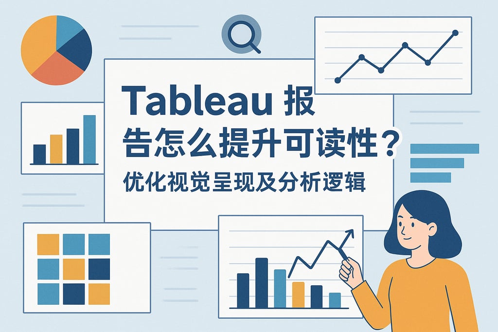 Tableau报告怎么提升可读性？优化视觉呈现及分析逻辑。