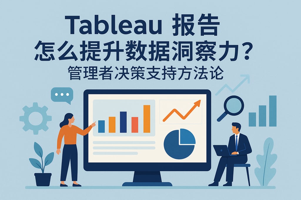 Tableau报告怎么提升数据洞察力？管理者决策支持方法论