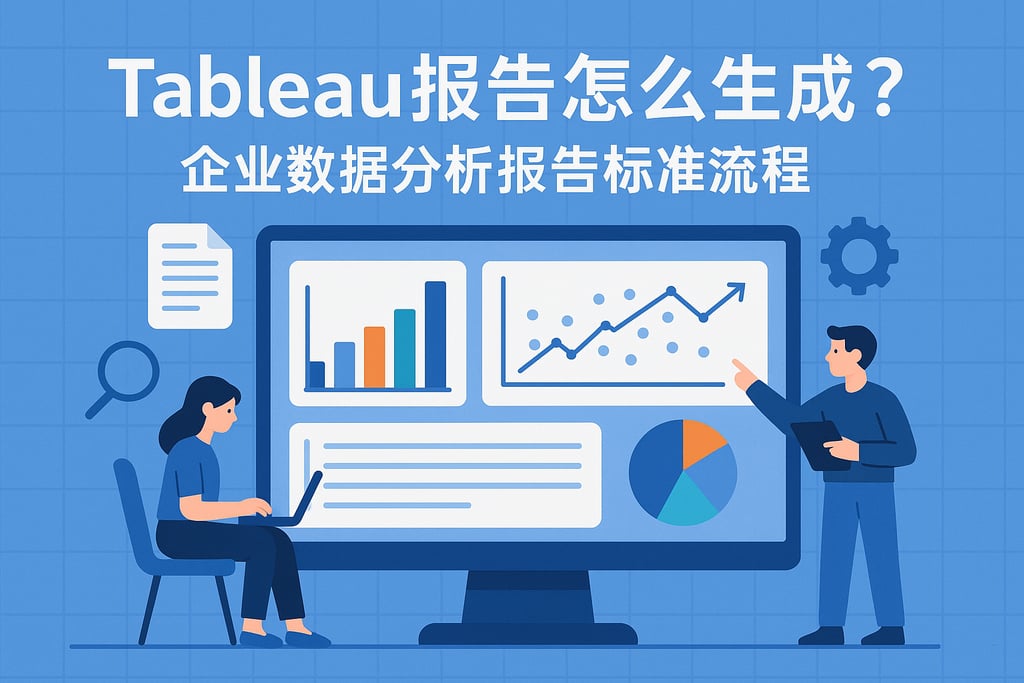 Tableau报告怎么生成？企业数据分析报告标准流程
