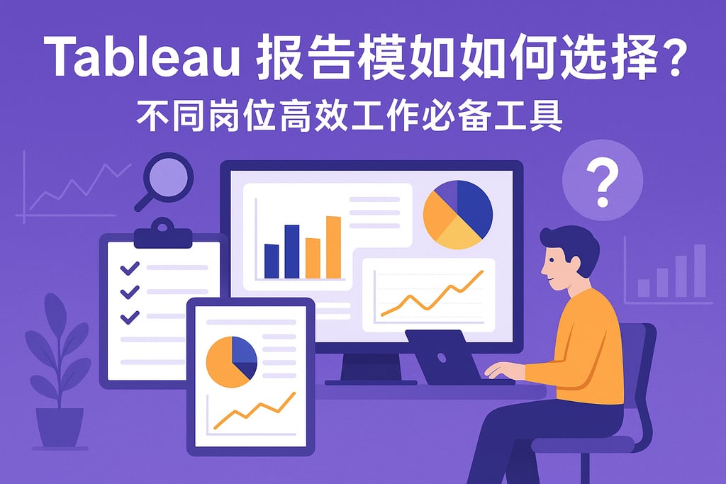 Tableau报告模板如何选择？不同岗位高效工作必备工具