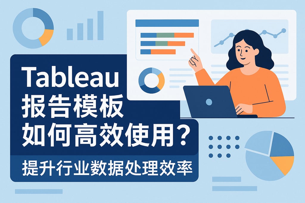 Tableau报告模板如何高效使用？提升行业数据处理效率。