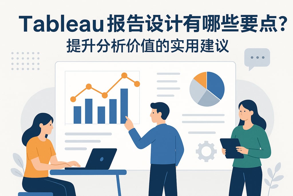 Tableau报告设计有哪些要点？提升分析价值的实用建议