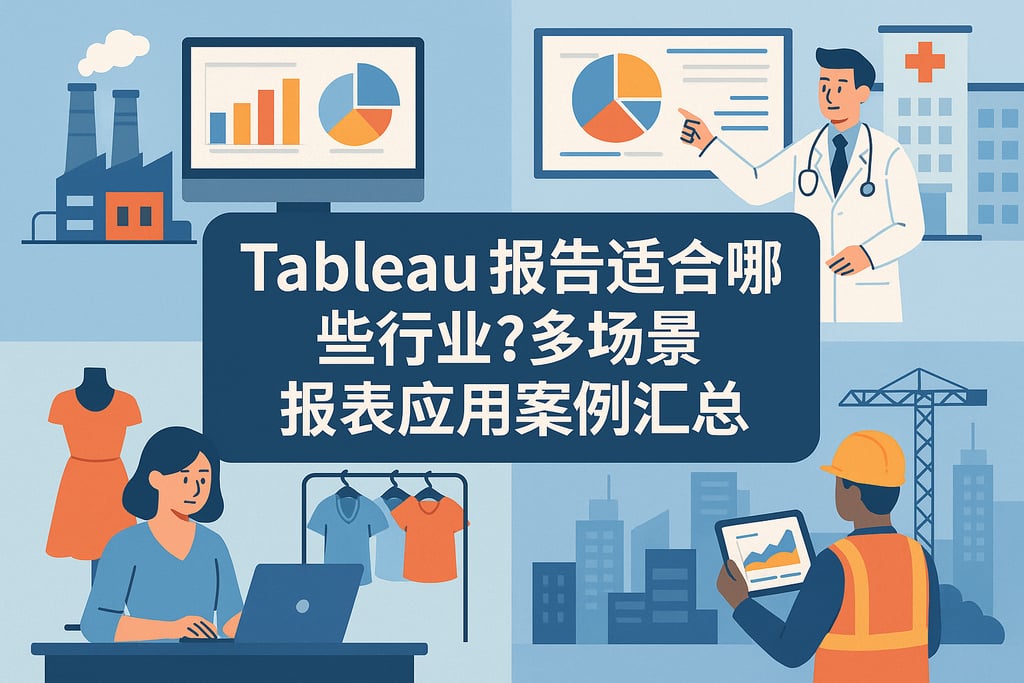 Tableau报告适合哪些行业？多场景报表应用案例汇总