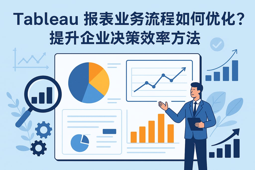 Tableau报表业务流程如何优化？提升企业决策效率方法