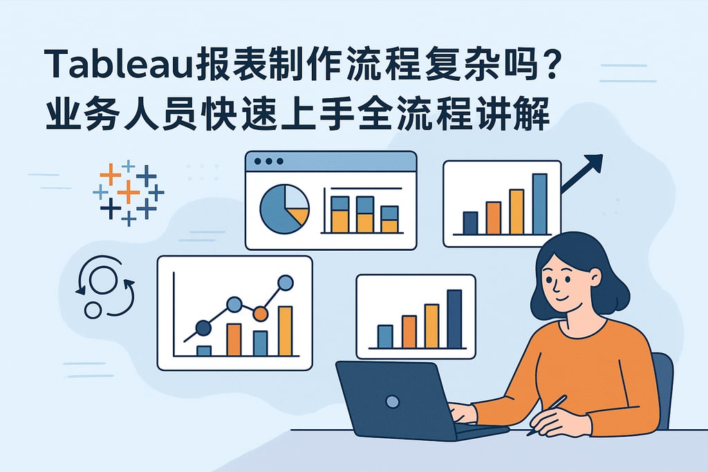 Tableau报表制作流程复杂吗？业务人员快速上手全流程讲解