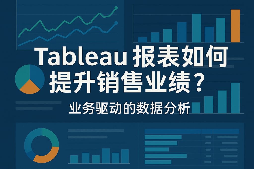 Tableau报表如何提升销售业绩？业务驱动的数据分析模板