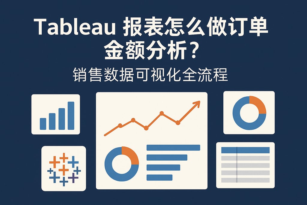 Tableau报表怎么做订单金额分析？销售数据可视化全流程