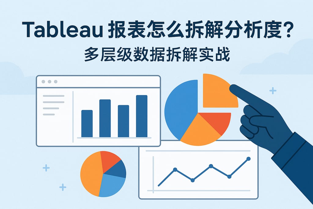 Tableau报表怎么拆解分析维度？多层级数据拆解实战