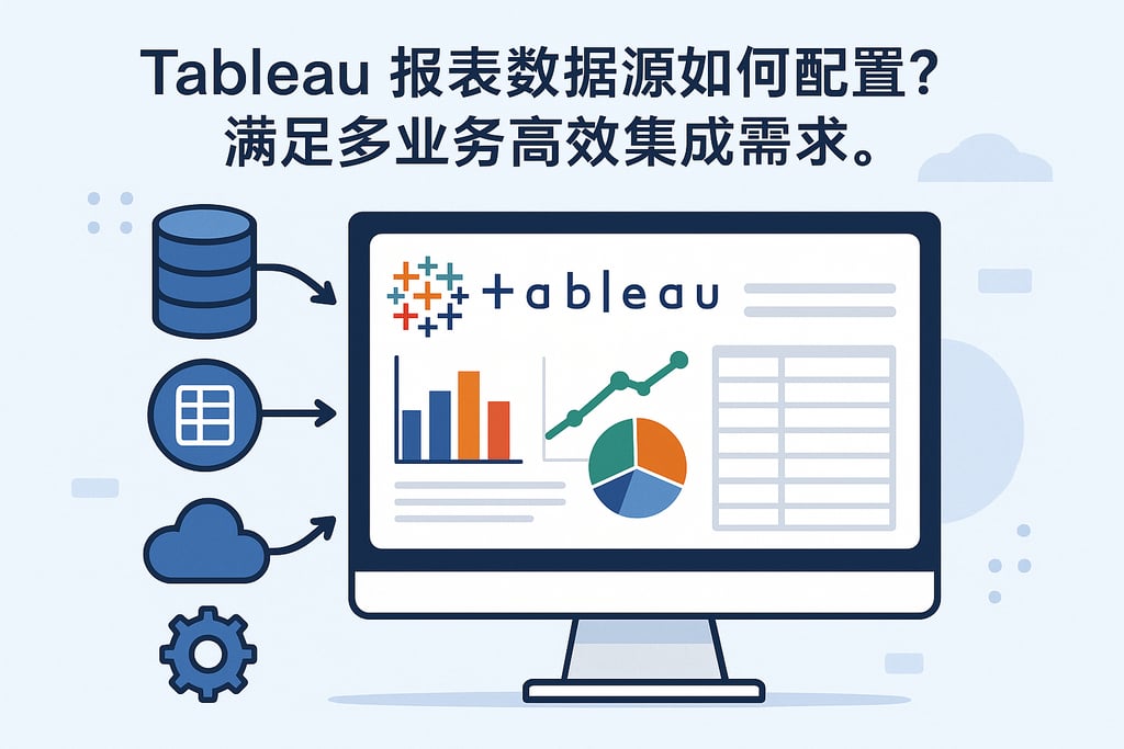 Tableau报表数据源如何配置？满足多业务高效集成需求。