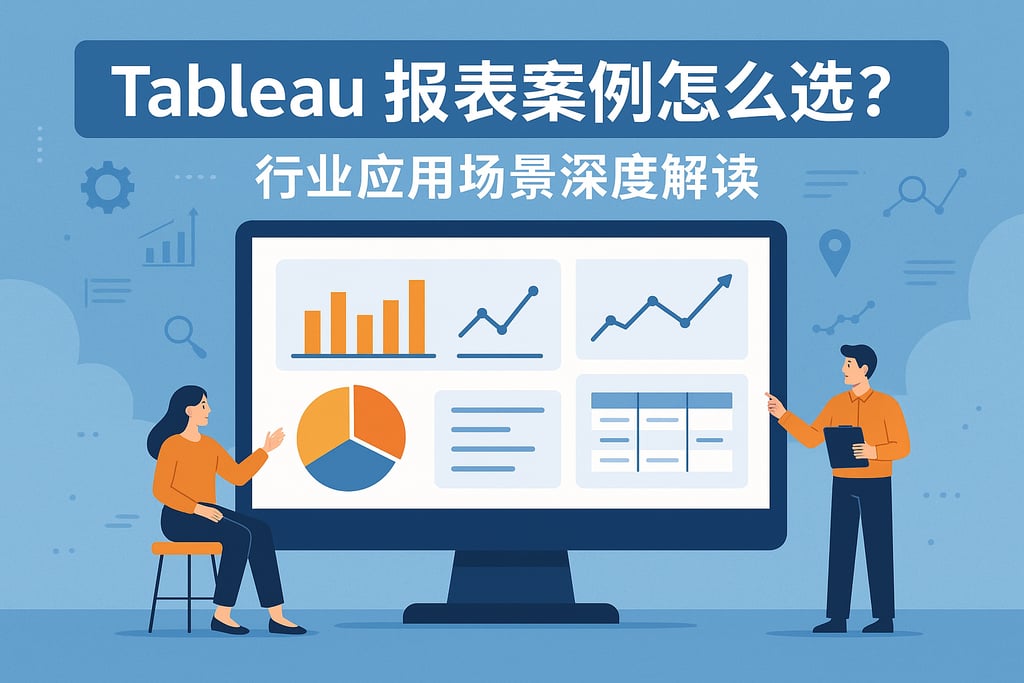 Tableau报表案例怎么选？行业应用场景深度解读