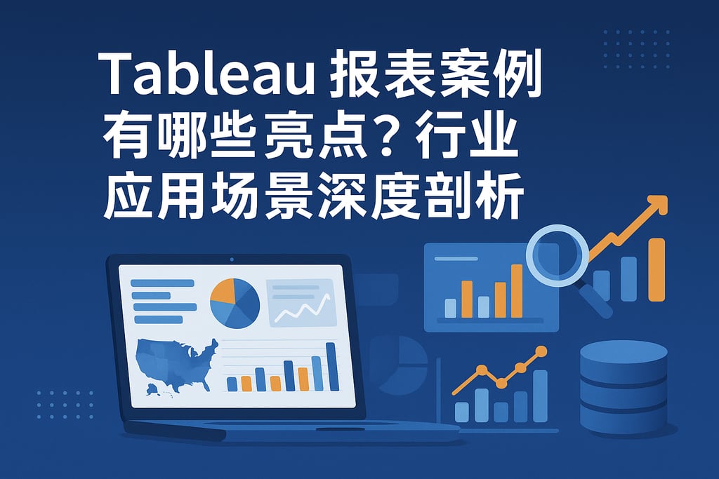 Tableau报表案例有哪些亮点？行业应用场景深度剖析