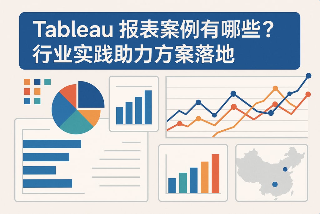 Tableau报表案例有哪些？行业实践助力方案落地