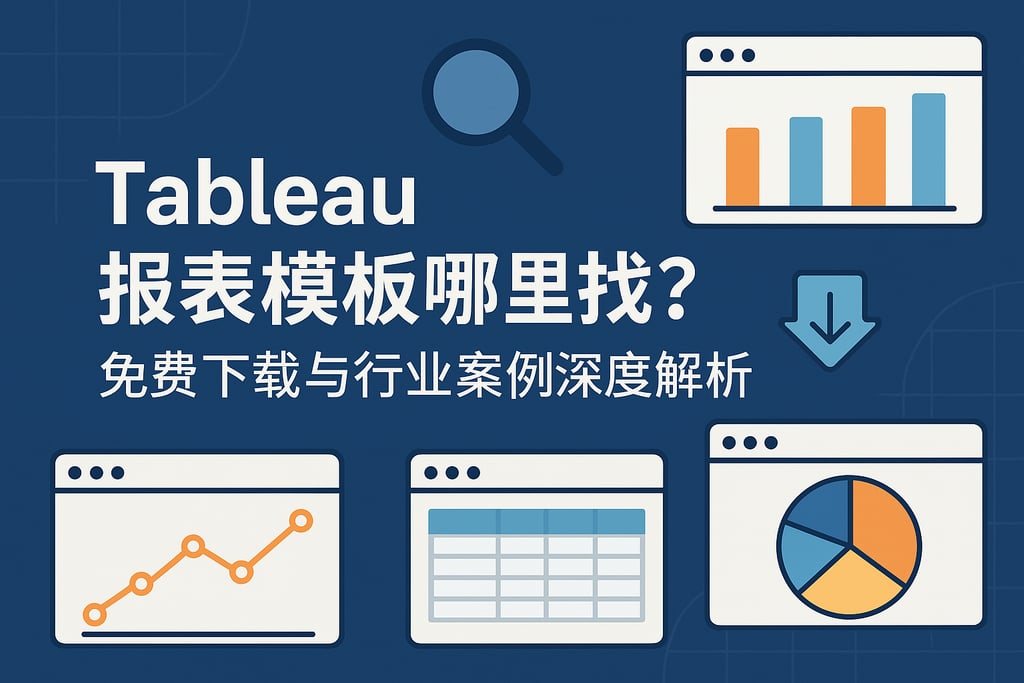 Tableau报表模板哪里找？免费下载与行业案例深度解析