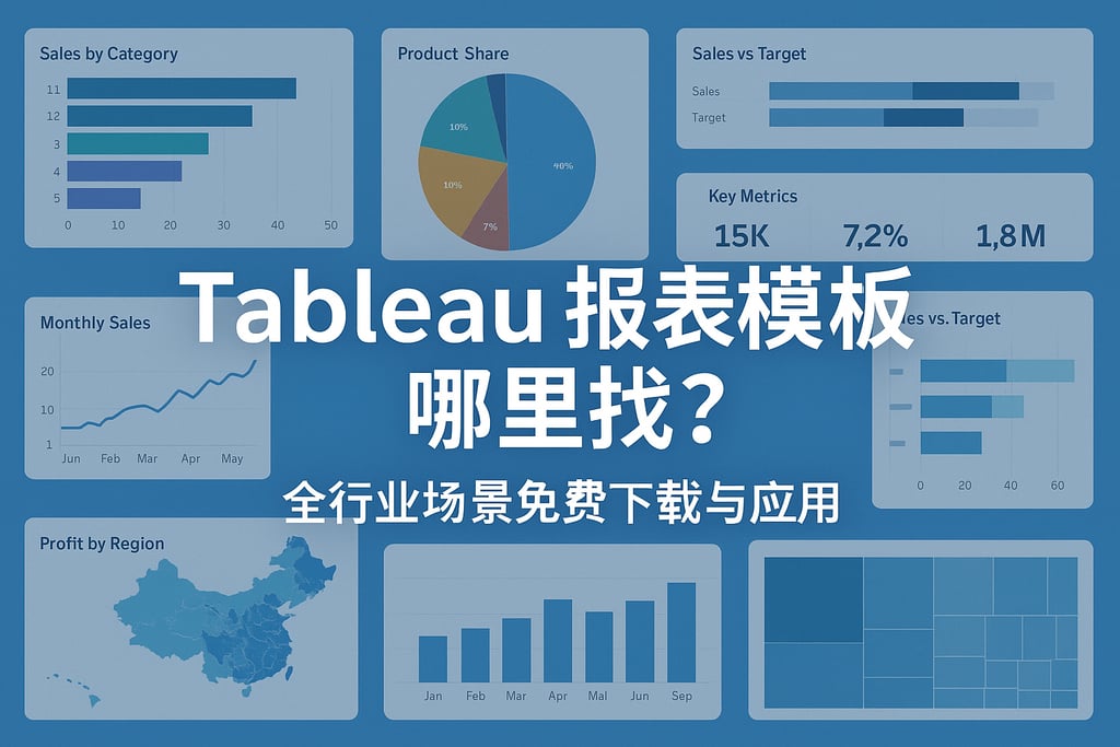 Tableau报表模板哪里找？全行业场景免费下载与应用