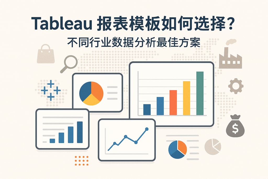 Tableau报表模板如何选择？不同行业数据分析最佳方案
