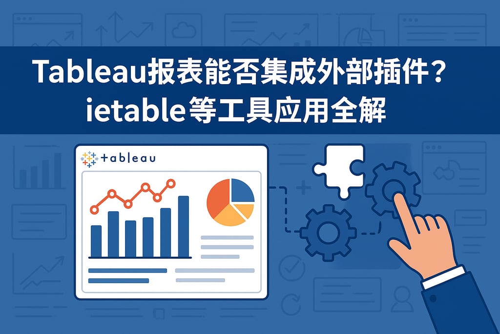 Tableau报表能否集成外部插件？ietable等工具应用全解
