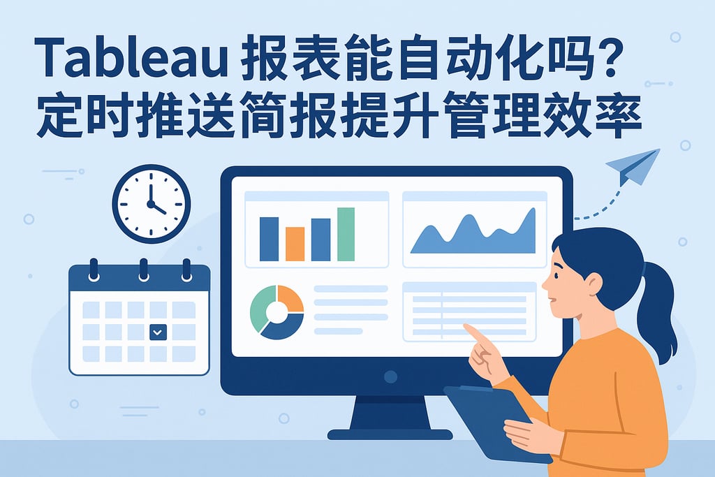 Tableau报表能自动化吗？定时推送简报提升管理效率