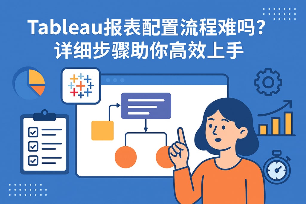 Tableau报表配置流程难吗？详细步骤助你高效上手