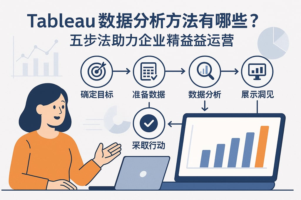 Tableau数据分析方法有哪些？五步法助力企业精益运营