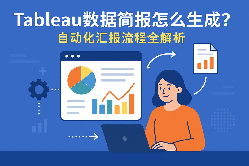 Tableau数据简报怎么生成？自动化汇报流程全解析