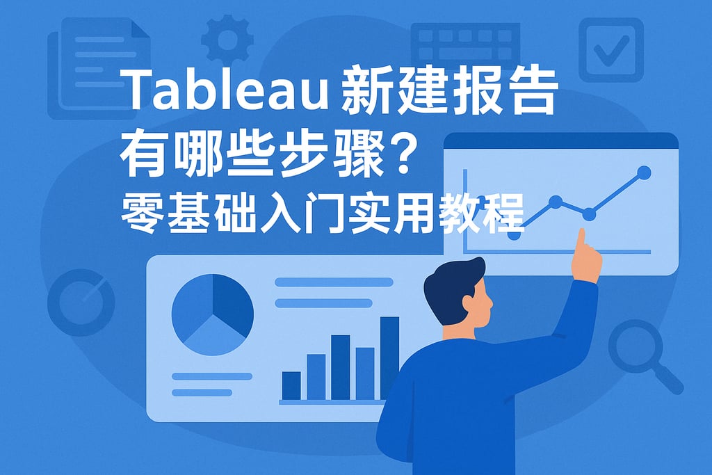 Tableau新建报告有哪些步骤？零基础入门实用教程