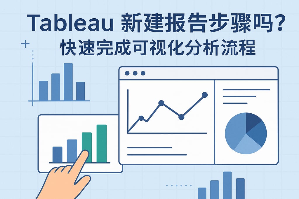 Tableau新建报告步骤复杂吗？快速完成可视化分析流程