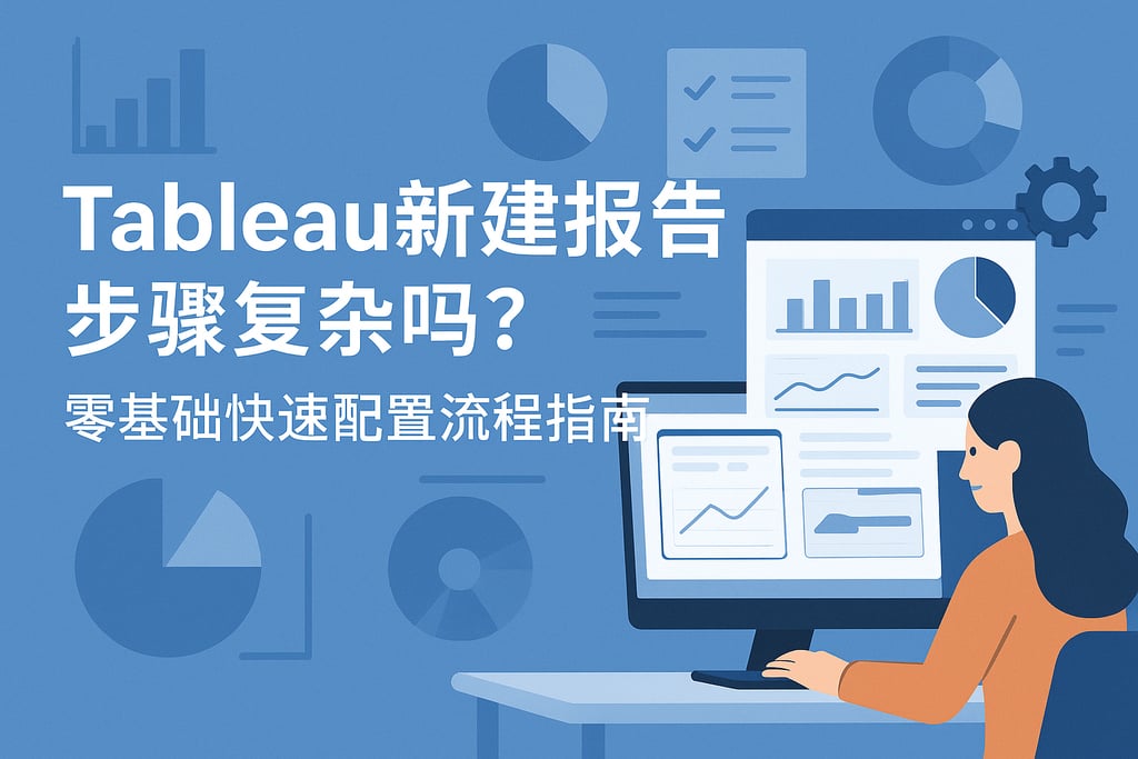 Tableau新建报告步骤复杂吗？零基础快速配置流程指南