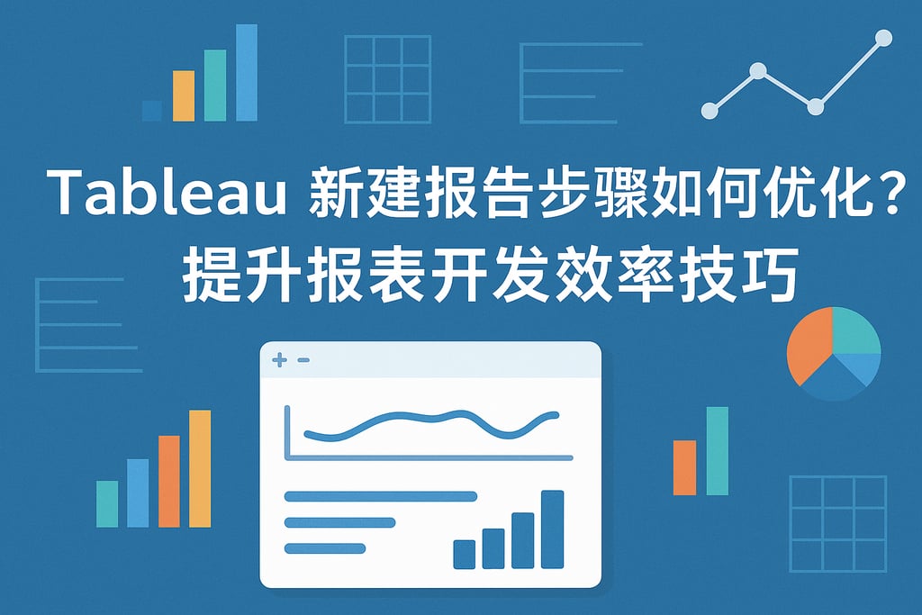 Tableau新建报告步骤如何优化？提升报表开发效率技巧