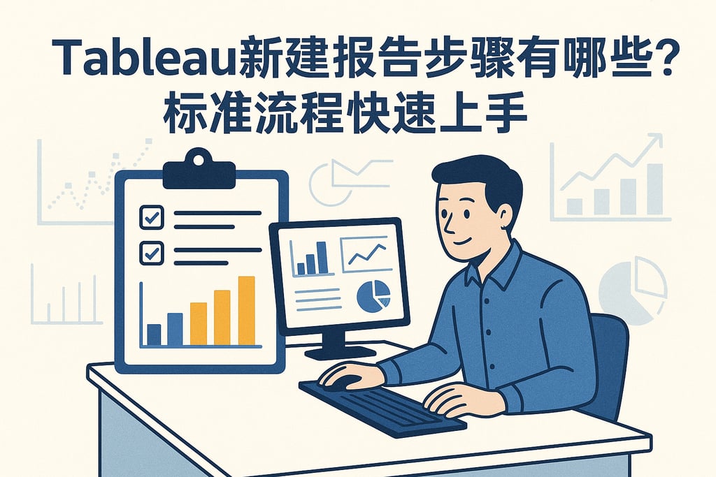 Tableau新建报告步骤有哪些？标准流程快速上手