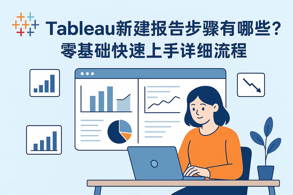 Tableau新建报告步骤有哪些？零基础快速上手详细流程