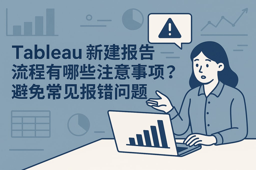 Tableau新建报告流程有哪些注意事项？避免常见报错问题